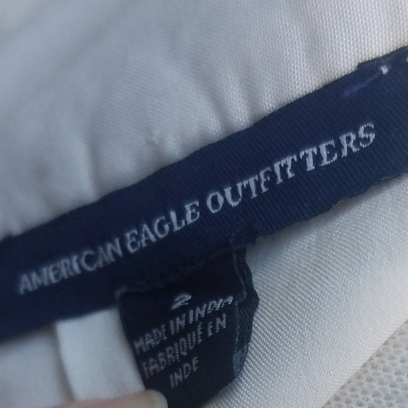 AEO Off-white Crochet Tiered Mini Skirt Size 2 - Picture 6 of 6